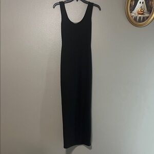 Black Sleeveless Maxi Dress